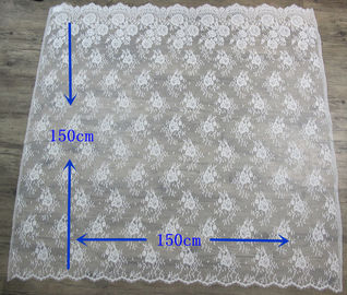 Disposizione di nylon quadrata del pizzo del ciglio/pizzo squisito del vestito per le decorazioni 150cm x 150cm fornitore