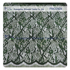 Tessuto di Cotton&amp;Nylon di ripetizione del ciglio del tessuto del pizzo del cavo della linea di Wave fornitore