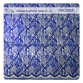 Tessuto di Cotton&amp;Nylon di ripetizione del ciglio del tessuto del pizzo del cavo della linea di Wave fornitore