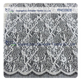 Tessuto di Cotton&amp;Nylon di ripetizione del ciglio del tessuto del pizzo del cavo della linea di Wave fornitore