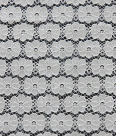 Regularty del tessuto del pizzo del nylon&cotton di tipografia per l'indumento delle signore fornitore