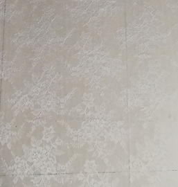 Tessuto legato con corde di nylon del pizzo del jacquard del modello di progettazione del fiore dall'iarda fornitore