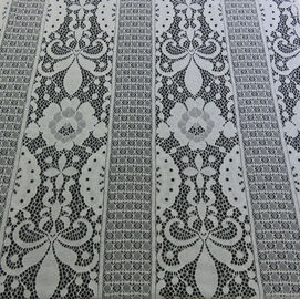 Tessuto di nylon del pizzo di Trident del cotone floreale dei pois per vestire larghezza di 152CM fornitore