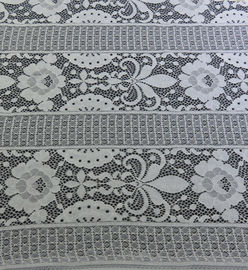 Tessuto di nylon del pizzo di Trident del cotone floreale dei pois per vestire larghezza di 152CM fornitore