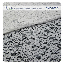 Vestito legato con corde dal pizzo del pettine del tessuto del pizzo di allungamento del cotone per l'indumento fornitore