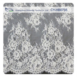 Tessuto legato con corde pesante del pizzo del vestito da sposa dal ciglio, ecologico fornitore