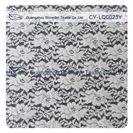 Tessuto di nylon densamente spazzolato del cotone nuziale del pizzo per signora Winter Dress fornitore