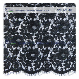 Guarnizione su ordinazione del tessuto del pizzo del cavo del vestito da sposa da Thic del cotone e del nylon fornitore