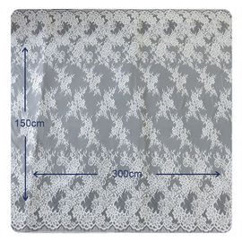 Disposizione elastica del pizzo del bello ciglio di nylon bianco/disposizione decorativa del pizzo fornitore