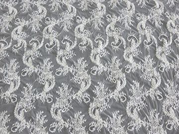 Il pizzo viscoso di Chantilly del cavo elegante/ha ricamato il tessuto del pizzo fornitore