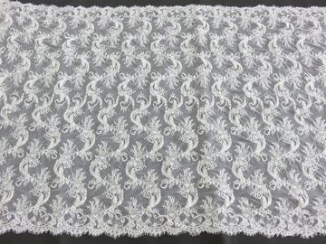 Il pizzo viscoso di Chantilly del cavo elegante/ha ricamato il tessuto del pizzo fornitore